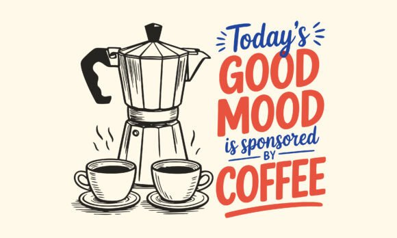 Coffee Good Mood Hand-drawn Design PNG