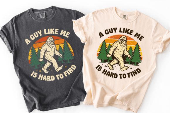 Funny Bigfoot PNG: A Vintage Design for Outdoor Brands
