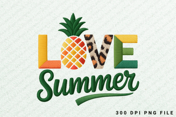 Love Summer Sublimation PNG Design: Elevate Your Visual Projects