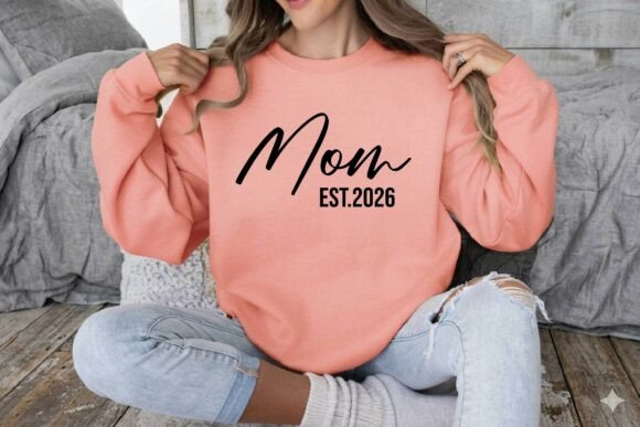 Mom Est.2026 SVG: A Modern Design Asset