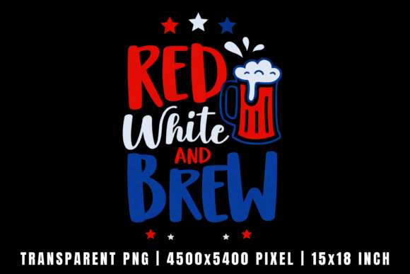Red White and Brew: A Patriotic Design for Celebrations