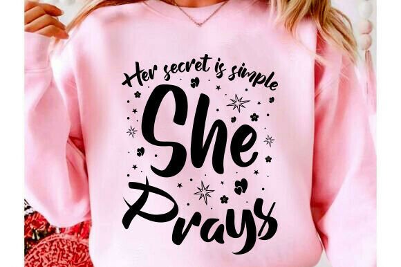 SHE Prays SVG: Elevate Your Brand with Inspiring Shirt Design