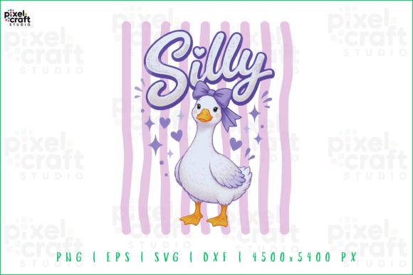 Silly Duck Cute SVG PNG Design: A Playful Asset for Creative Projects