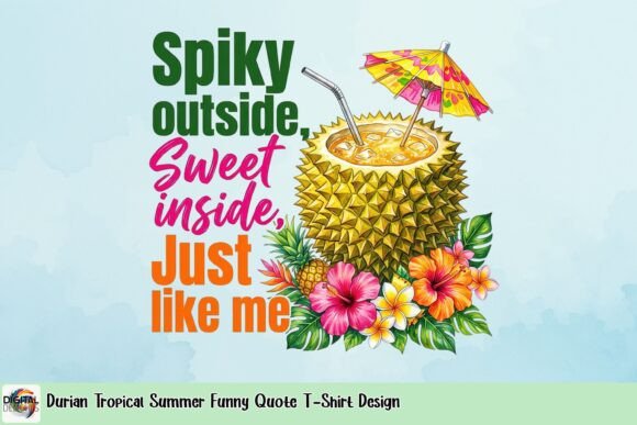 Spiky Outside Sweet Inside: A Playful Durian Design