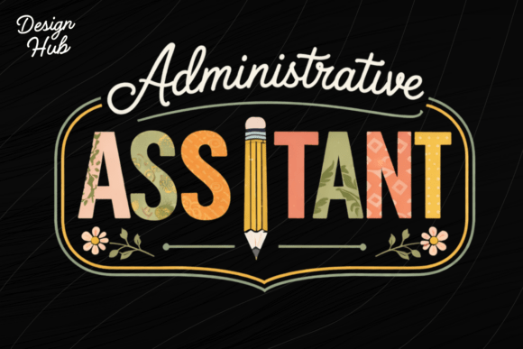Stylish Floral Design for Admin Assistant Branding