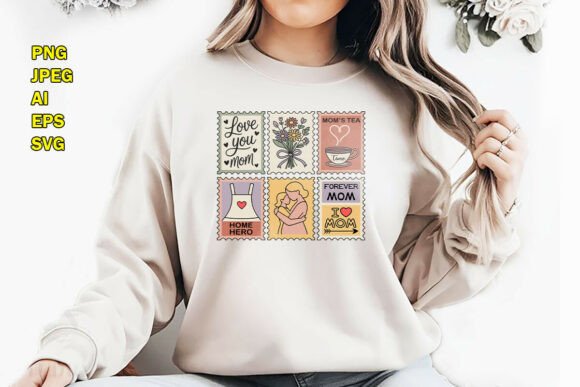 Vintage Stamp Style: A Modern Design Asset